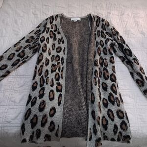 Brandy Melville Leopard Print Cardigan